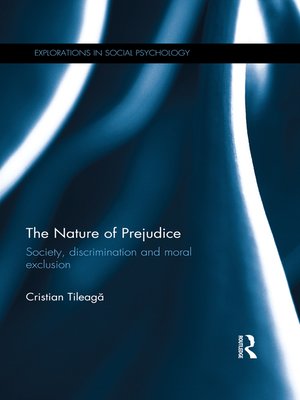 cover image of The Nature of Prejudice